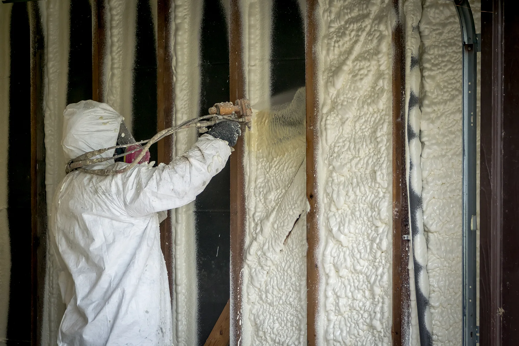 Spray Foam insulation Application and Removal