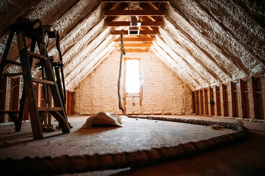 Damage can be caused caused by incorrect spray foam insulation installation and removal