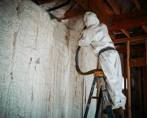 Polar blast professional removers of spray foam insulation